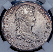 8 реалов 1822 (Боливия) (в слабе)