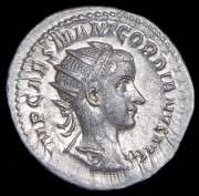 Денарий. Гордиан III. Рим империя