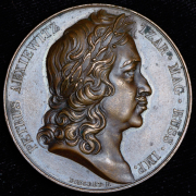 Медаль "В память российского имератора Петра Великого" (Франция) 1823