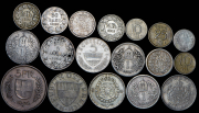 Набор из 18 сер. монет (страны Европы)
