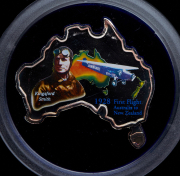 Набор из 4 сер. монет 1 доллар 2003 "Пионеры авиации" (Тувалу) (в п/у)