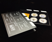 Набор из 4 сер. монет 2 доллара 2007 "Шерлок Холмс" (Острова Кука) (в п/у)