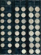 Набор из 46 сер монет 1899-1916