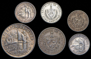 Набор из 6 сер. монет (Куба)
