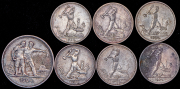 Набор из 7 сер. монет Рубль, Полтинник 1924 (СССР)