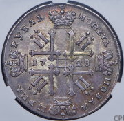 Рубль 1728 (в слабе)
