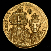 Солид. Константин II и Константин IV. Византия