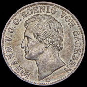 Талер 1860 (Саксония) B