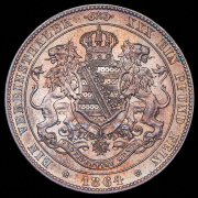 Талер 1864 (Саксония)  B