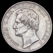 Талер 1867 (Саксония) B