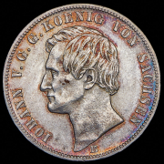 Талер 1869 (Саксония)  B