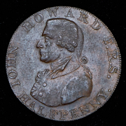 Токен 1/2 пенни "Джон Говард" (Великобритания)