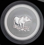 2 доллара 2007 "Год свиньи" (Австралия)