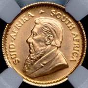 1/10 крюгерранда 1981 (ЮАР) (в слабе)