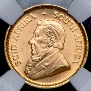 1/10 крюгерранда 1982 (ЮАР) (в слабе)