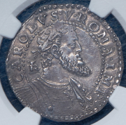 1/2 дуката 1516-1554 (Неаполь) (в слабе)