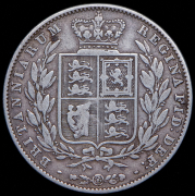 1/2 кроны 1849 (Великобритания)