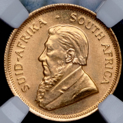 1/4 крюгерранда 1984 (ЮАР) (в слабе)