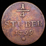 1/4 штюбера 1799 (Йевер)
