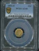 1 доллар 1853 (США) (в слабе)