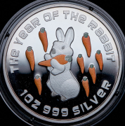 1 доллар 2011 "Год Кролика" (Фиджи)