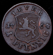 1 пфенниг 1764 (Йевер)