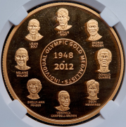 100 долларов 2012 "XXX Олимпийские игры в Лондоне" (Ямайка) (в слабе)