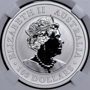 100 долларов 2019 "Кенгуру" (Австралия) (в слабе)