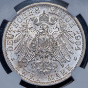 2 марки 1904 "400-летие со дня рождения Филиппа Благородного" (Гессен-Дармштадт) (в слабе)