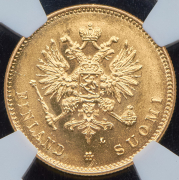 20 марок 1910 (Финляндия) (в слабе) L