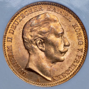 20 марок 1912 (Пруссия) (в слабе) А