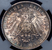 3 марки 1909 "Смерть Карла Гюнтера" (Шварцбург-Зондерсгаузен) (в слабе) A