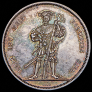 5 франков 1857 "Стрелковый фестиваль в Берне" (Швейцария)