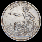 5 франков 1874 (Швейцария)  B