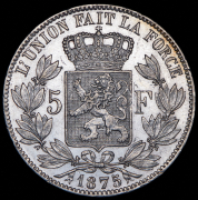 5 франков 1875 (Бельгия)