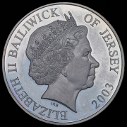 5 фунтов "Сэр Фрэнсис Дрейк" 2003 (Джерси)