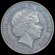5 фунтов "Сэр Фрэнсис Дрейк" 2003 (Джерси)