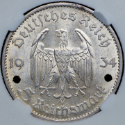 5 марок 1934 (Германия) D