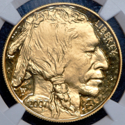 50 долларов 2007 "Буффало" (США) (в слабе) W