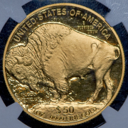 50 долларов 2007 "Буффало" (США) (в слабе) W