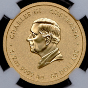 50 долларов 2025 "Год змеи" (Австралия) (в слабе) P