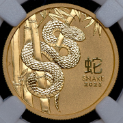 50 долларов 2025 "Год змеи" (Австралия) (в слабе) P