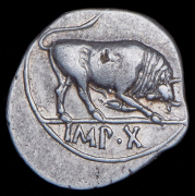 Денарий. Август. Рим империя