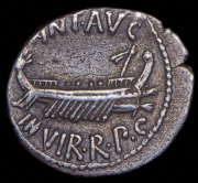 Денарий. Марк Антоний. Рим империя