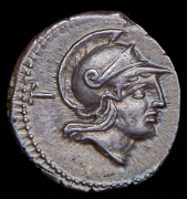 Денарий. Сатриена. Рим республика