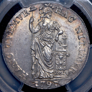 Гульден 1791 (Голландия) (в слабе)