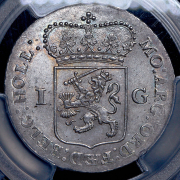 Гульден 1791 (Голландия) (в слабе)