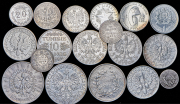 Набор из 18 сер. монет (страны мира)