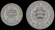 Набор из 2 монет 1928 (Португальская Ангола)