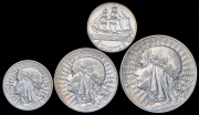 Набор из 4 сер. монет 1933-1936 (Польша)